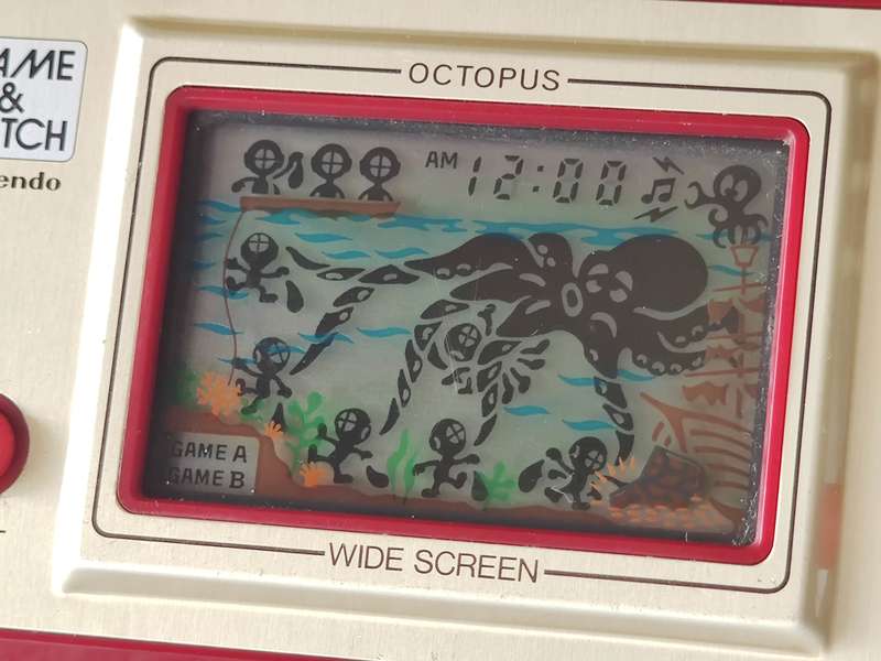 Nintendo Game & Watch - Octopus