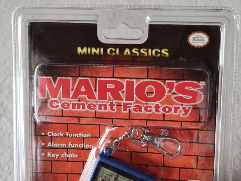 Mini Classics Mario's Cement Factory - Game & Watch
