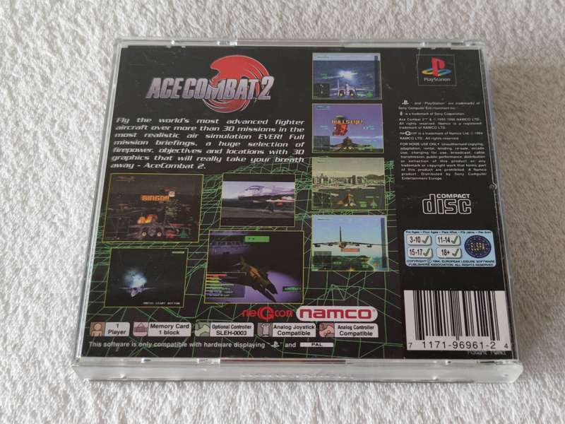 Ace Combat 2 - PS1 / Playstation One Game (PAL)