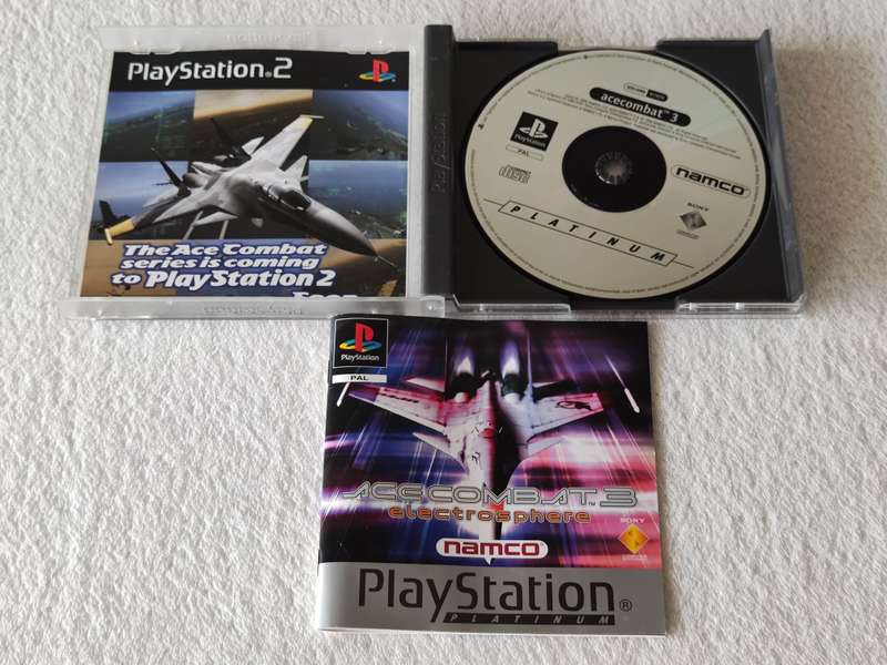 Ace Combat 3 - PS1 / Playstation One Game (PAL)