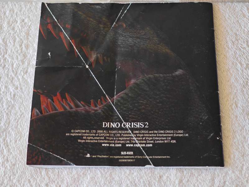 Dino Crisis 2 - PS1 / Playstation One Game (PAL)