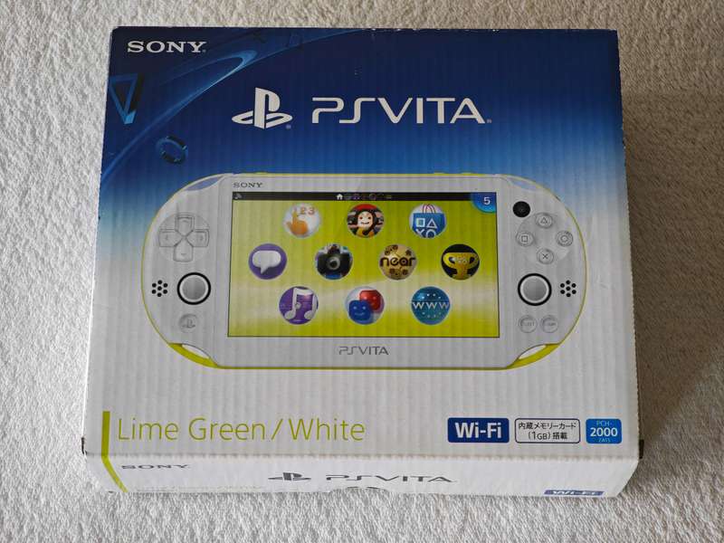 Playstation Vita Slim Console - Lime Green / White