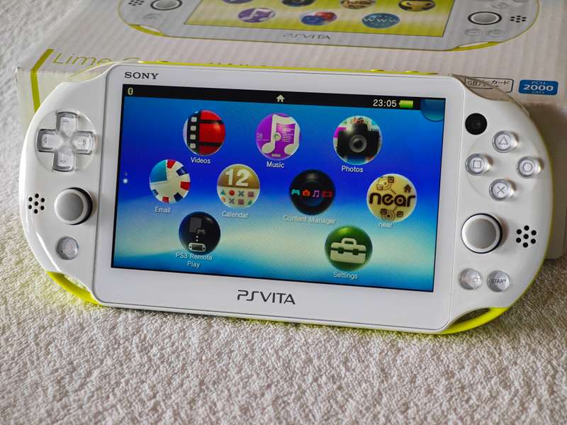 Playstation Vita Slim Console - Lime Green / White
