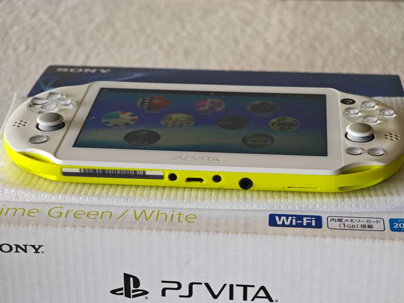 Playstation Vita Slim Console - Lime Green / White