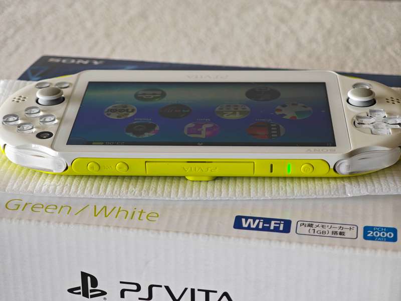 Playstation Vita Slim Console - Lime Green / White