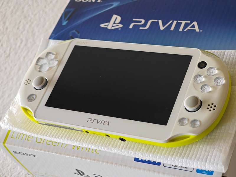 Playstation Vita Slim Console - Lime Green / White