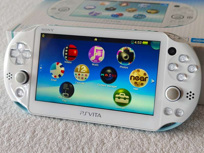 Playstation Vita Slim Console - Light Blue / White