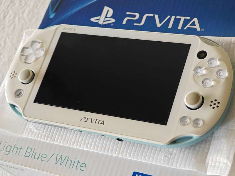 Playstation Vita Slim Console - Light Blue / White