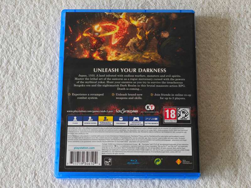 Nioh 2 - PS4 / Playstation 4 Game