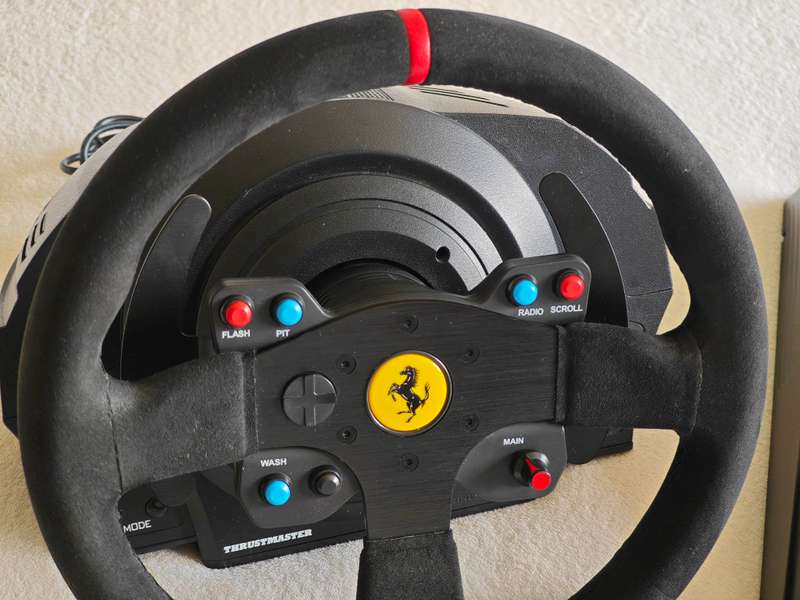 Thrustmaster T300 Ferrari Integral Racing Wheel Alcantara Edition - (PS5, PS4, PS3)