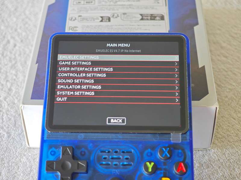 R36S Retro Handheld Video Game Console - 64GB Blue