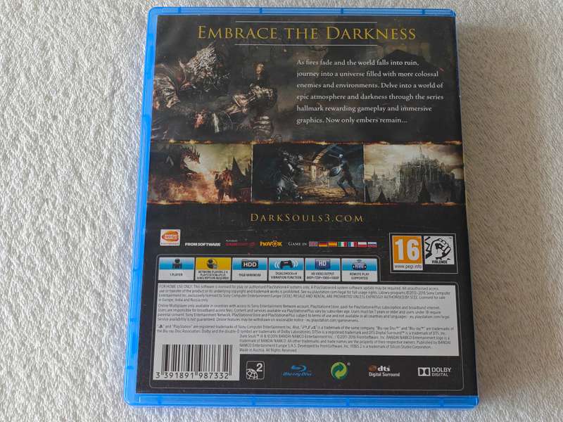 Dark Souls III - PS4 / Playstation 4 Game
