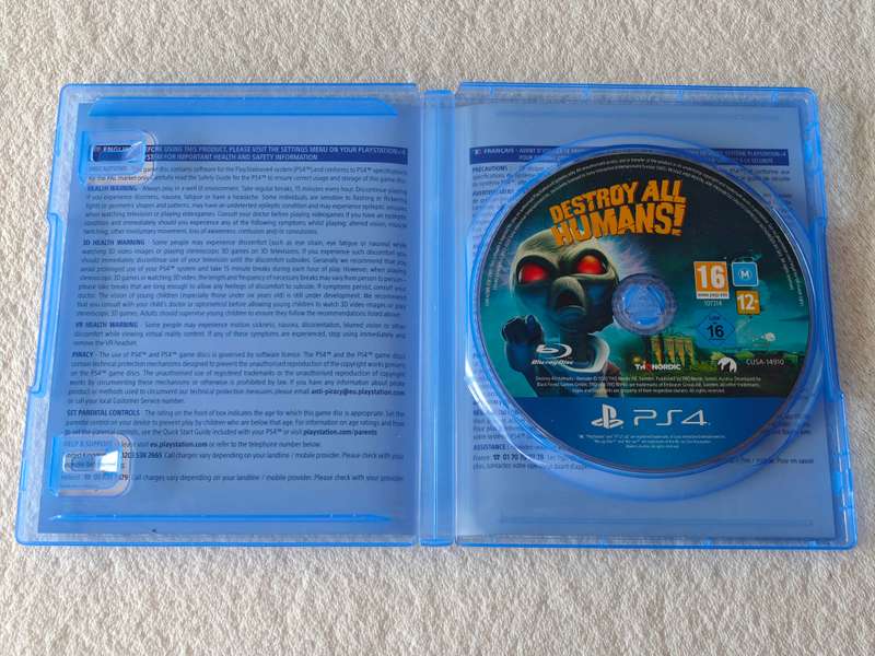 Destroy All Humans - PS4 / Playstation 4 Game