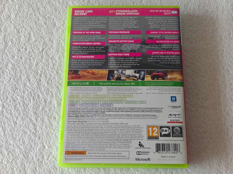 Forza Horizon - Xbox 360 Game (PAL)