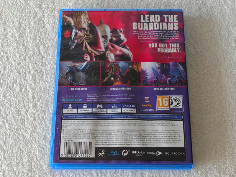 Guardians Of The Galaxy - PS4 / Playstation 4 Game