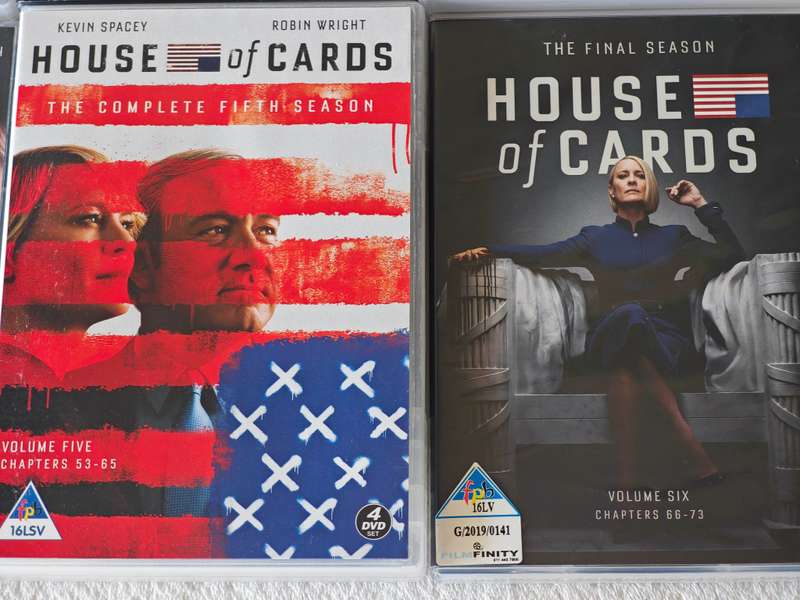 House Of Cards Season 1-6 - Complete DVD Box Set
