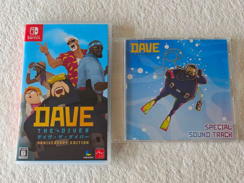 Dave The Diver Anniversary Edition + Soundtrack CD - Nintendo Switch Game