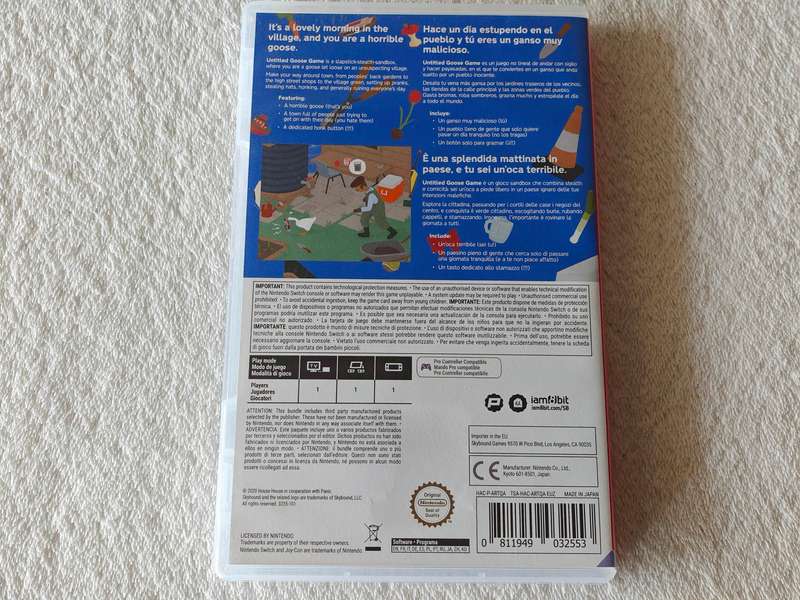 Untitled Goose Game - Nintendo Switch Game