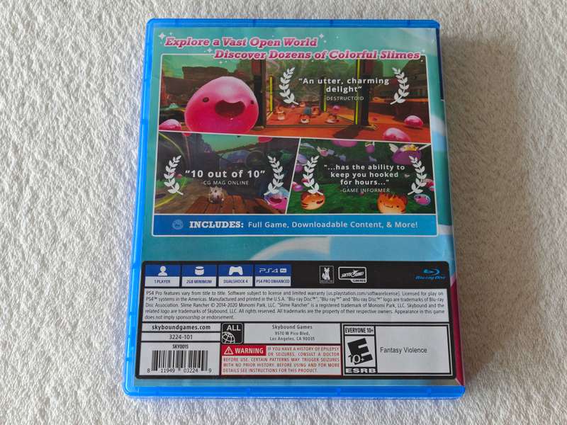 Slime Rancher - PS4 / Playstation 4 Game
