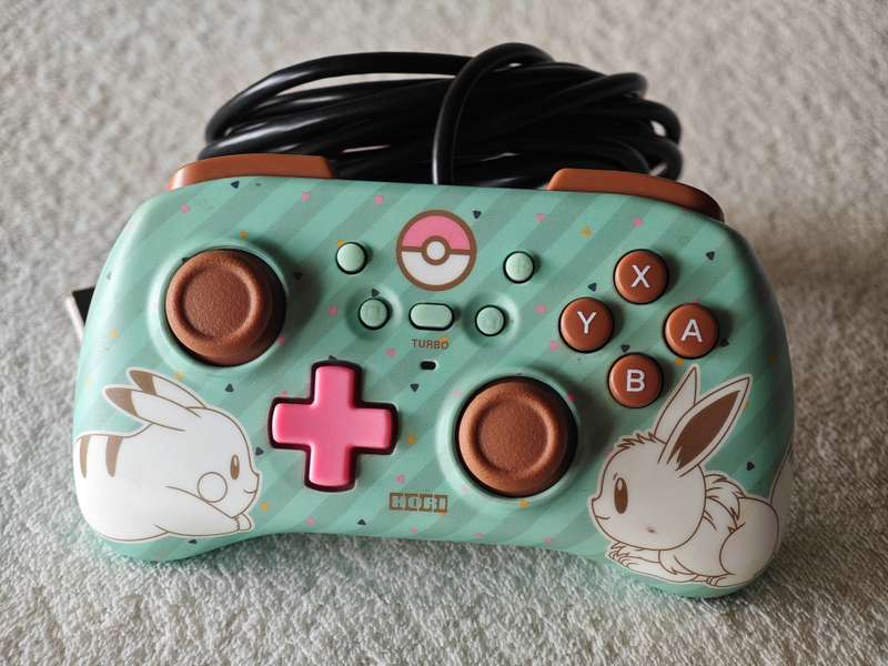 Hori Horipad Mini Wired Nintendo Switch Controller - Pokemon: Pikachu & Eevee