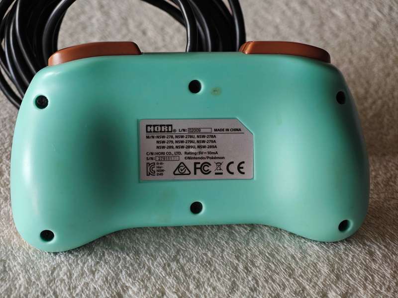 Hori Horipad Mini Wired Nintendo Switch Controller - Pokemon: Pikachu & Eevee