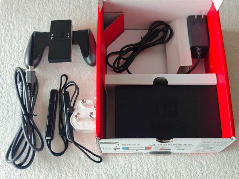 V2 Nintendo Switch Console - Neon Red & Blue