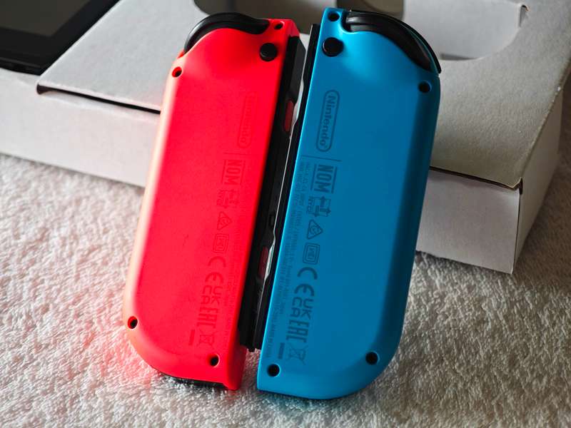 V2 Nintendo Switch Console - Neon Red & Blue