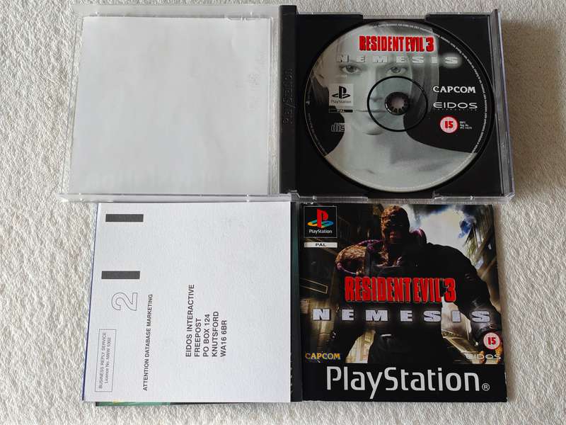 Resident Evil 3 Nemesis - PS1 / Playstation One Game (PAL)