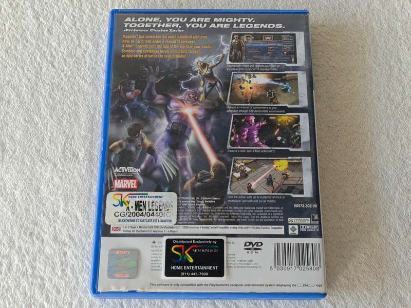 X-Men Legends - PS2/Playstation 2 Game (PAL)