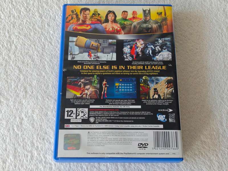 Justice League Heroes - PS2/Playstation 2 Game (PAL)