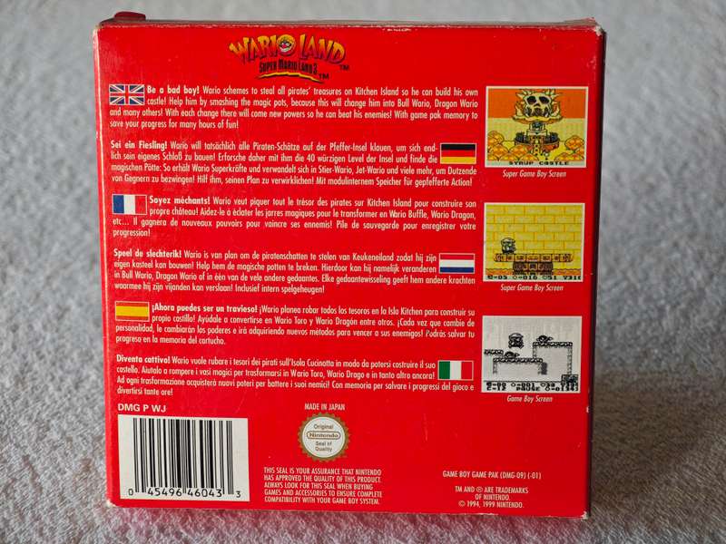 Wario Land: Super Mario Land 3 - Nintendo Game Boy