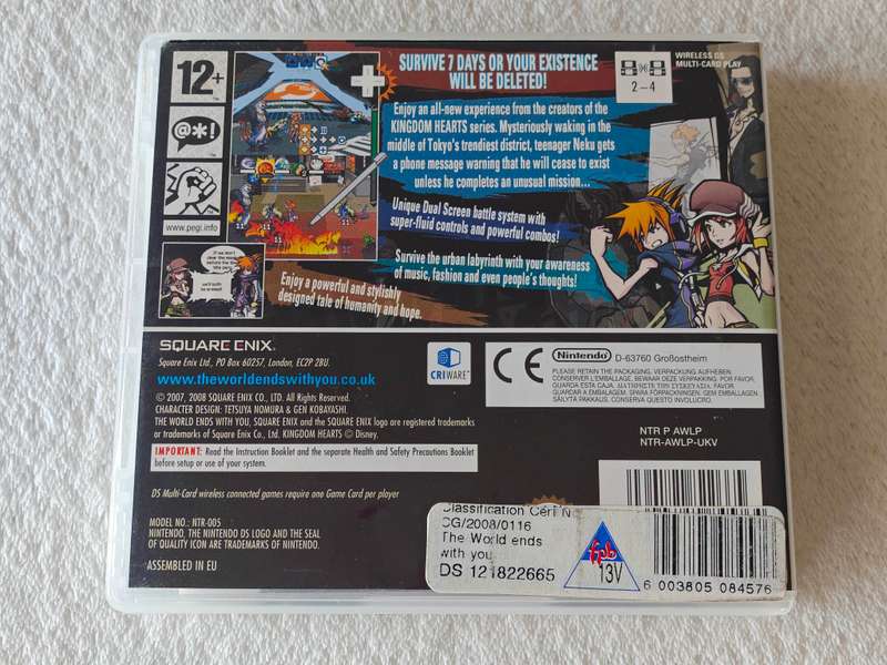 The World Ends With You - Nintendo DS Game