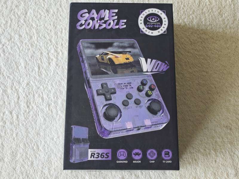 R36S Retro Handheld Video Game Console - 64GB Green