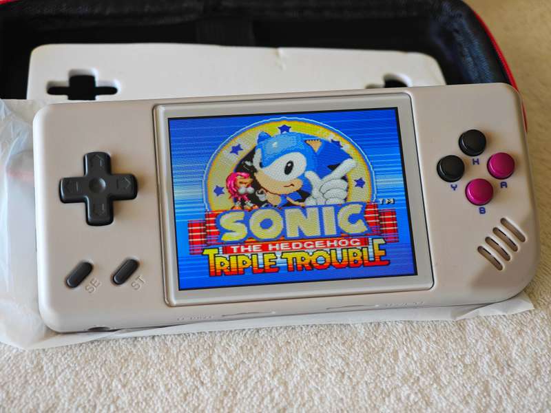 Anbernic RG28XX Portable Retro Handheld Game Console 64GB Gray