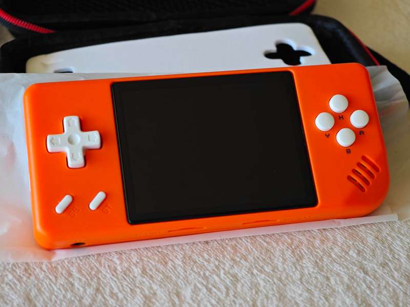 Anbernic RG28XX Portable Retro Handheld Game Console 64GB Lava Orange