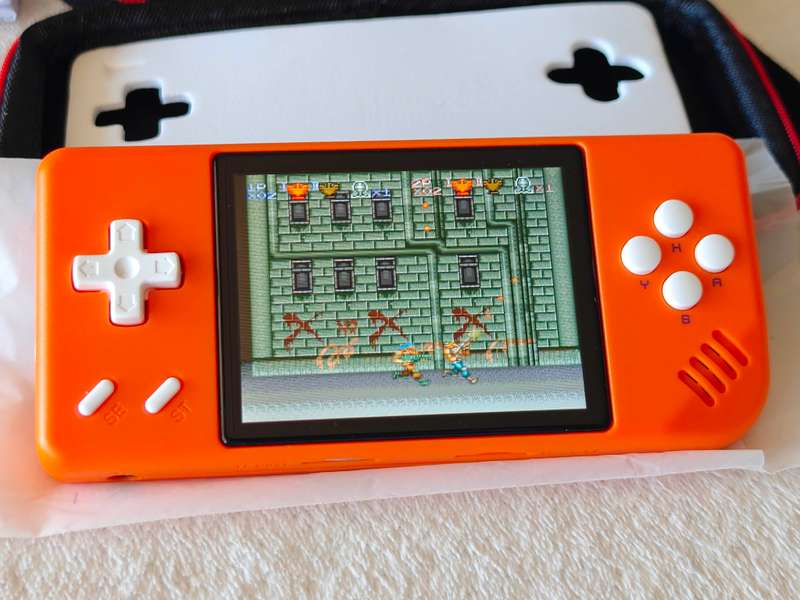 Anbernic RG28XX Portable Retro Handheld Game Console 64GB Lava Orange
