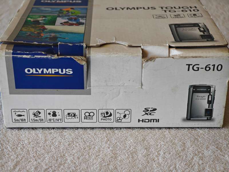 OLYMPUS TG-610 Tough 14 MP ,  5x Wide Optical  - Waterproof / Shockproof Digital Camera