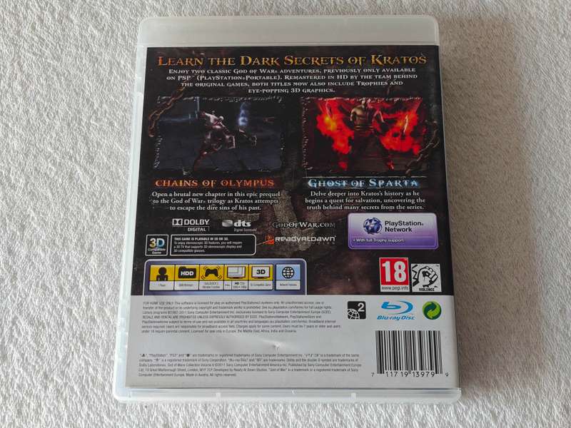 God Of War Collection Volume II - PS3/Playstation 3 Game