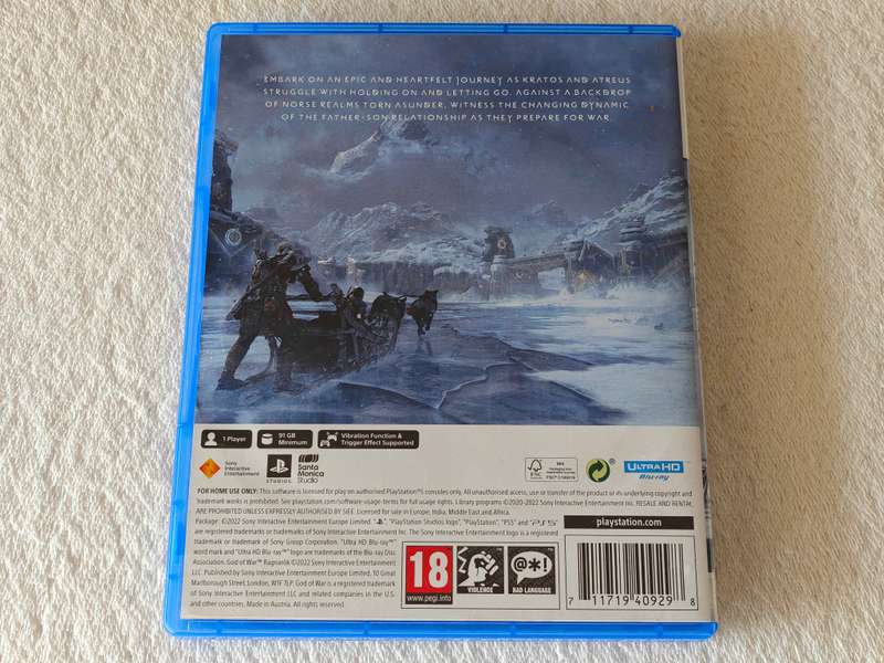 God Of War Ragnarok - PS5 / Playstation 5 Game