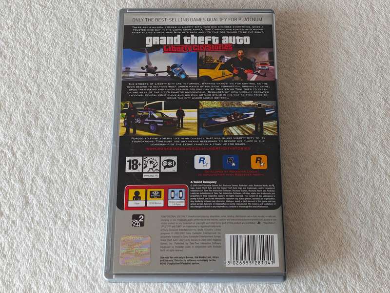 Grand Theft Auto Liberty City Stories - PSP / Playstation Portable Game