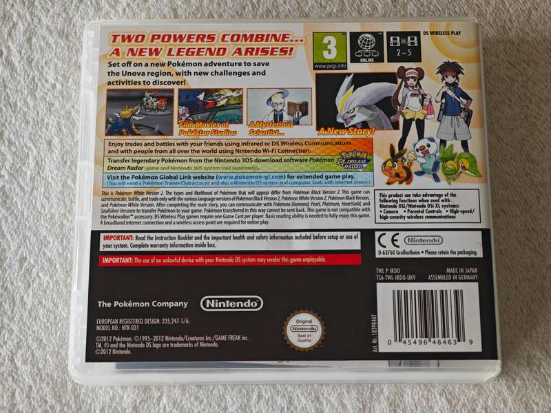 Pokemon White 2 - Nintendo DS Game