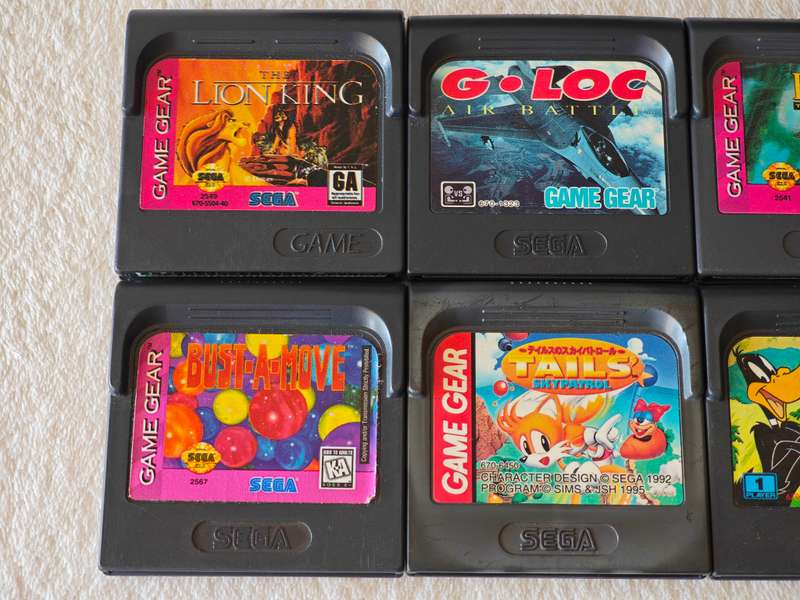 SEGA Game Gear Console + Games + TV Tuner
