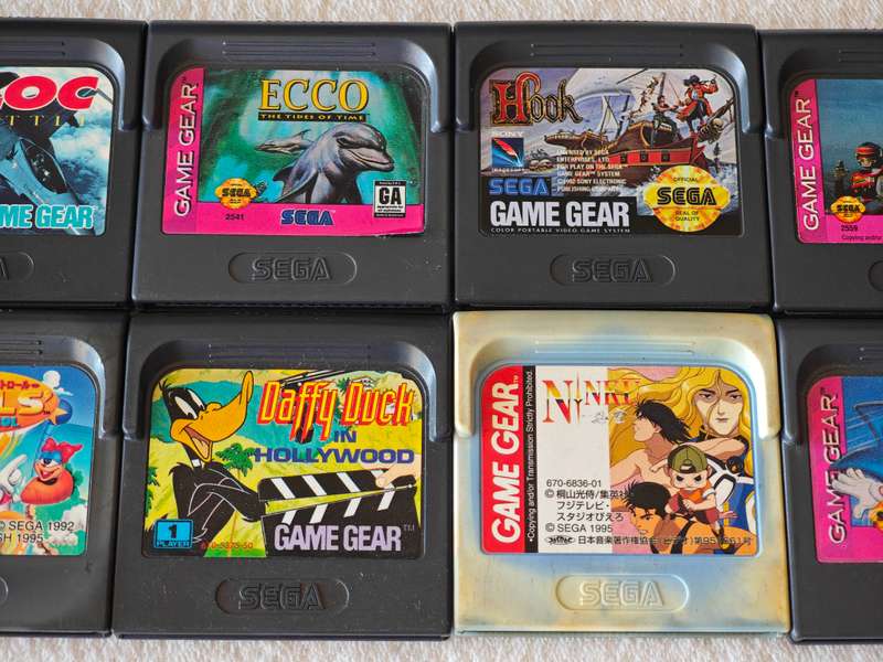 SEGA Game Gear Console + Games + TV Tuner