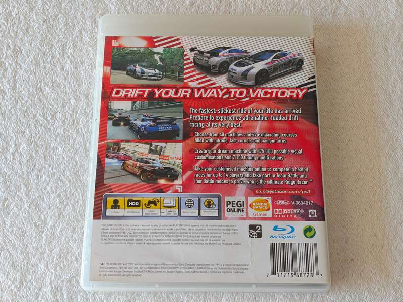 Ridge Racer 7 - PS3/Playstation 3 Game