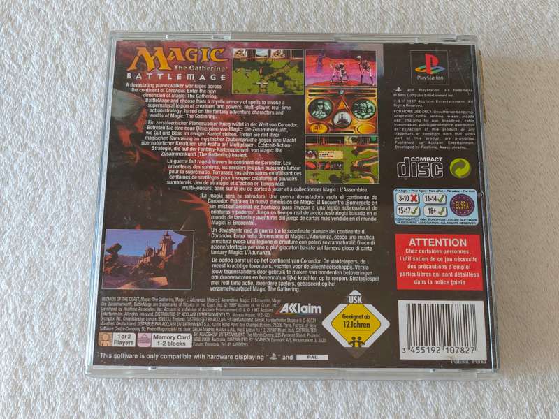 Magic The Gathering Battlemage - PS1 / Playstation One Game (PAL)
