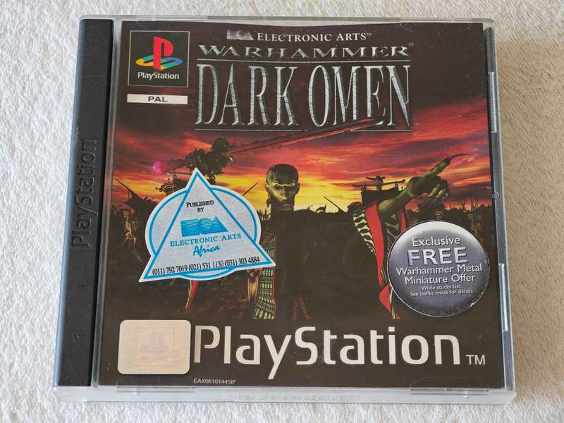 Warhammer Dark Omen - PS1 / Playstation One Game (PAL)