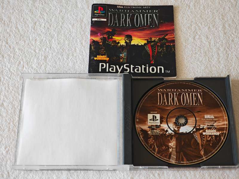Warhammer Dark Omen - PS1 / Playstation One Game (PAL)