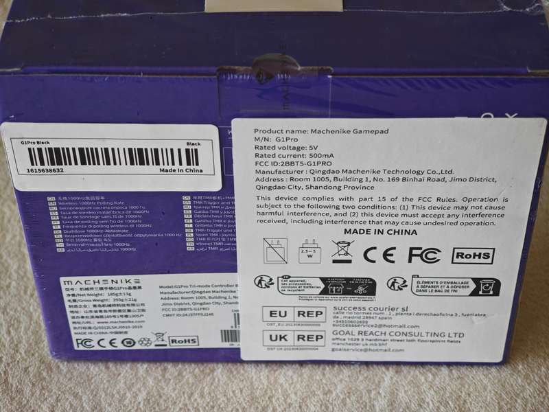 Machenike G1 Pro 1000Hz Wireless Controller - PC, Windows, Android, iOS, Switch