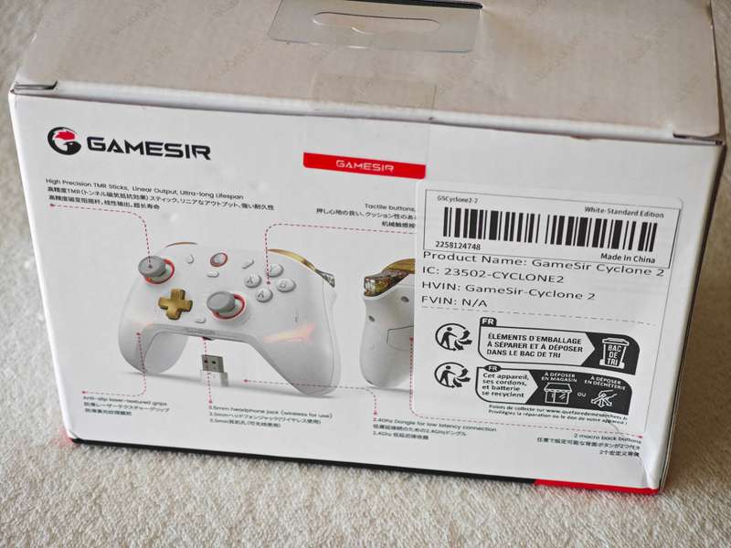 GameSir Cyclone 2 Bluetooth Wireless Multi Platform Controller - White