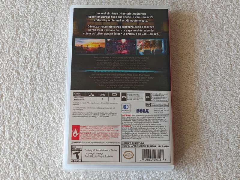 13 Sentinels Aegis Rim - Nintendo Switch Game
